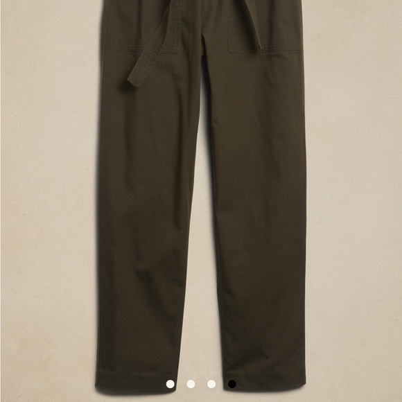 Black NWT utility belted pant - Picture 2 of 5